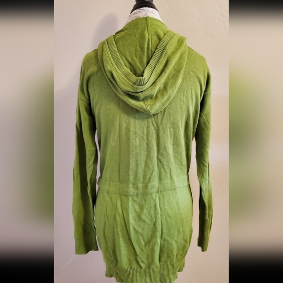 Kenneth Cole New York Green Hoodie Cardigan Size Small - Picture 3 of 6